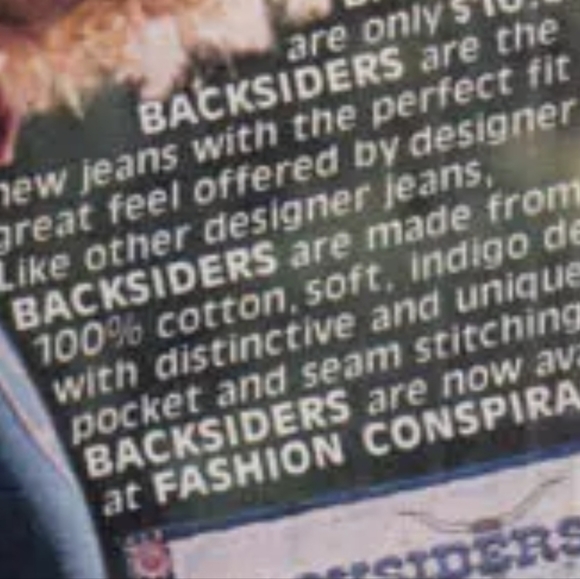 inventory reduction 30% off bundl Vintage 80s Backsiders high rise jeans size 11 - Picture 16 of 16